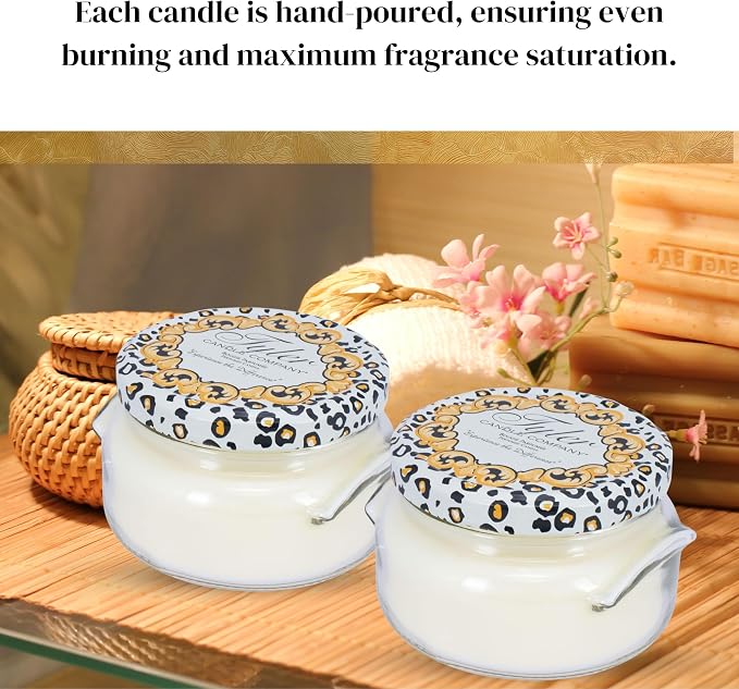 Worldwide Nutrition Bundle: Tyler Candle Company Regal Scent Jar Candle - Luxurious Scented Candle with Essential Oils - Long Burning 22 oz Extra Large Candle and Multi-Purpose Key Chain