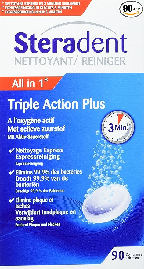 Steradent Triple Action Plus Economic Pack