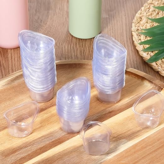 250 Pcs Eye Wash Cup 5ml Disposable Eyewash Cups Plastic Portable Measuring Cup Eye Bath Eye Flush Cleaning Cups Eye Cups for Eye Wash