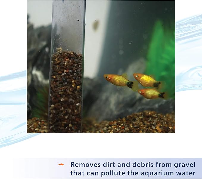 Aqueon Aquarium Siphon Vacuum Gravel Cleaner Large - 16 Inches