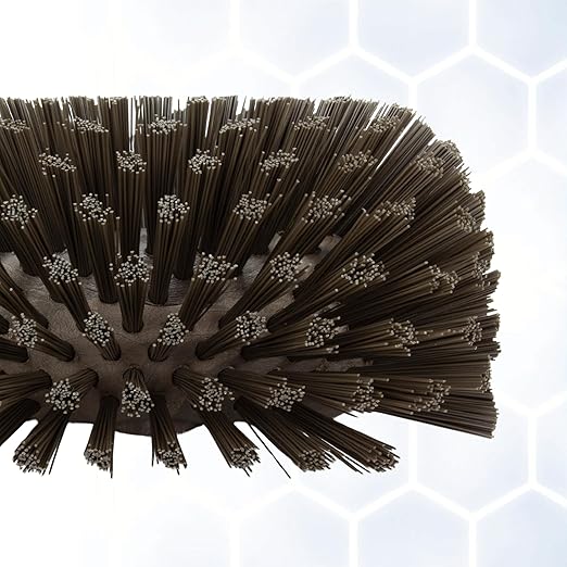 SPARTA Kettle Brush, Essential Scrubber with Flared Head for Cleaning Tanks and Kettles, 5.25" x 7.5", Brown