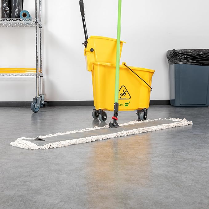 Restaurantware-MOP HEAD ONLY: Clean Tek Professional 48 x 5 Inch Dry Mop Head, 1 For Dusting - Frame Sold Separately, Disposable, Cotton, For Home And Commercial Use