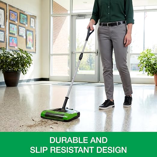 Bissell Commercial BG9100NM Rechargeable Cordless Sweeper,Green