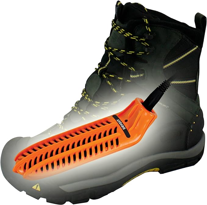 DryGuy Travel Dry Boot and Shoe Dryer and Warmer, Orange & Black