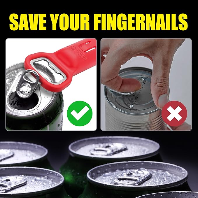 Bristle-Free Grill Brush with Water Soak Basin & Built-in Bottle Opener