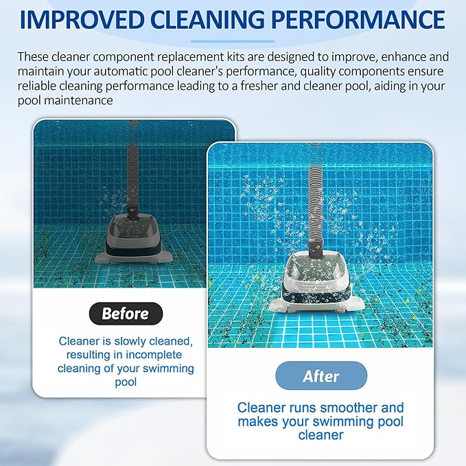 ChangTa AXV417WHP Pool Cleaner Pod Kit & AXV621DAT Pool Cleaner Parts Compatible with Hayward Navigator Arneson Pool Vac Plus Ultra Pools Cleaner, A-Frame and Pod Combo Tune-Up Kit Turbine Bearing