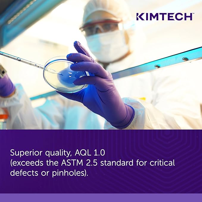 Ansell Kimtech™ Purple Nitrile™ Disposable Exam Gloves