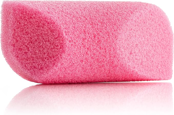 Mr. Pumice Stone for Feet Contour PUMI Bar - Foot Scrubber, Dead Skin Removal, Pink Callus Remover for Smooth Heels, Pedicure Smoothing Tool