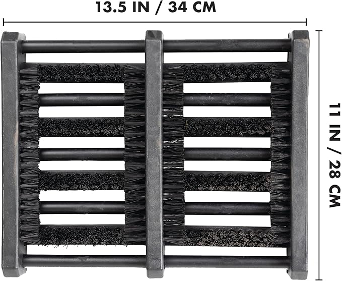 Jobsite Boot Scraper - Outdoor Shoe Scrubber Cleaner Brush - 2 Pack