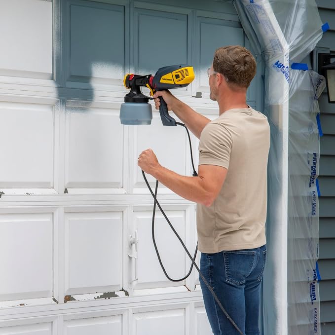 Wagner 2476838 FLEXiO 1500 Handheld HVLP Paint Sprayer, Sprays Unthinned Latex, Includes iSpray Nozzle, Complete Adjustability for All Needs, Lightweight Design