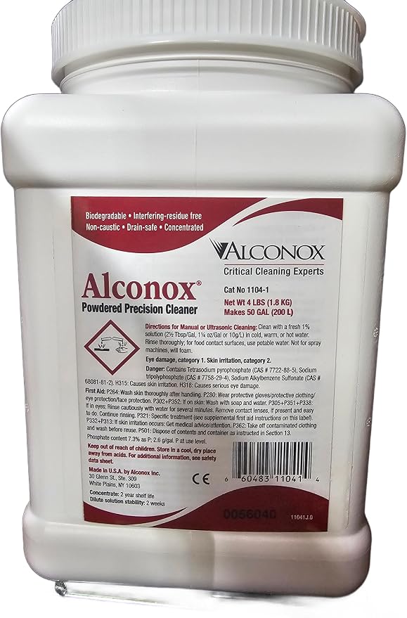 Alconox Detergent Cleaning Concentrate 4 lb. Container