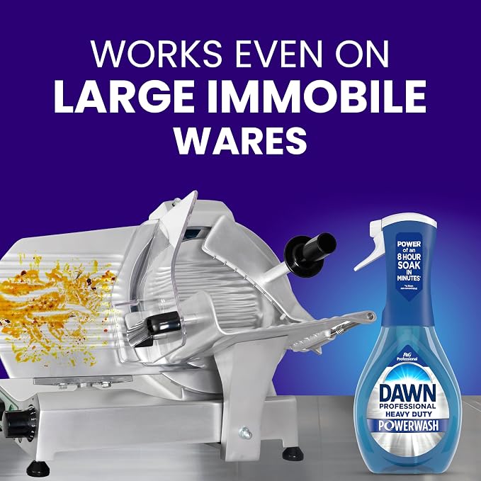 Dawn PRO Heavy Duty Powerwash, Bulk Foaming Dish Spray Refills for Cleaning Burnt-On Grease in Commercial Kitchens, 16 fl oz (Case of 6)