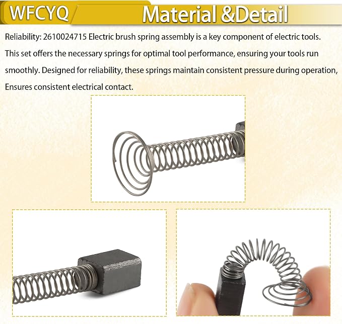 2610024715 Carbon Brush Sets Compatible with Dremel 4200 Rotary Tool (8 pcs)