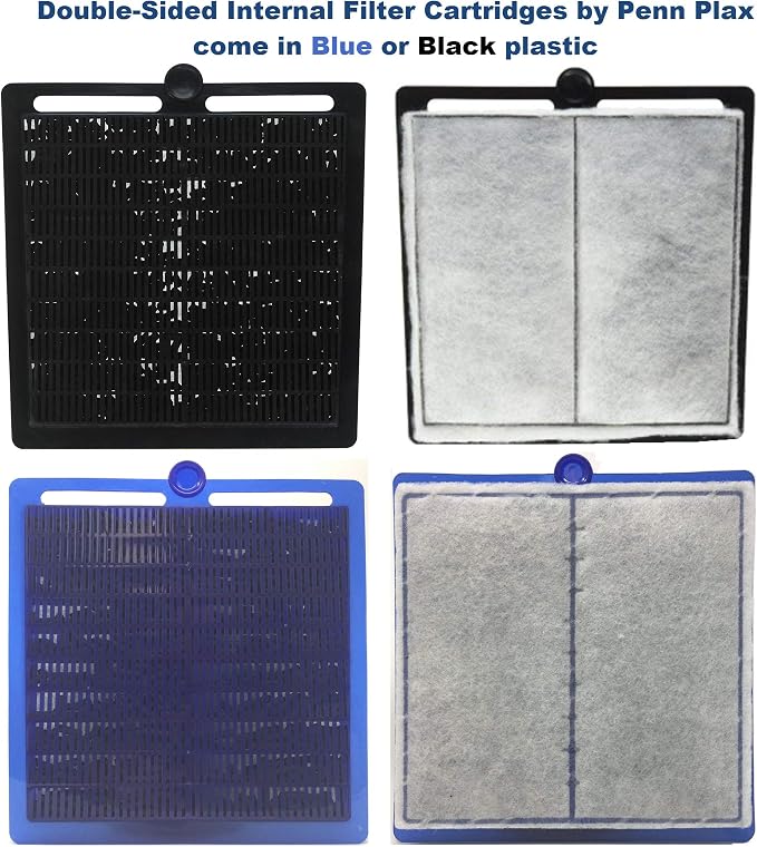 Penn-Plax Cascade 300 Power Filter – Hang-On Filter with Quad Filtration – Great for Freshwater and Saltwater Setups
