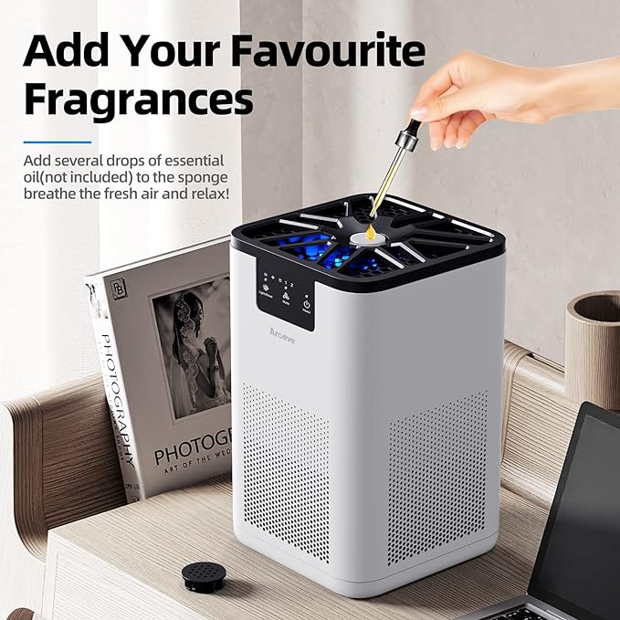 AROEVE Air Purifiers MK06 with 2 Filter(1 Basic Version & 1 Standard Version)