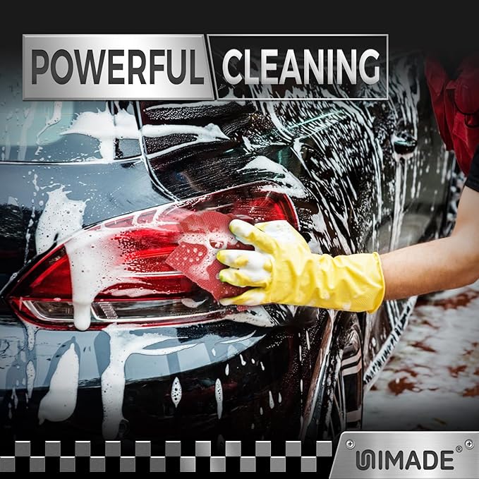 UNIMADE Microfiber Cleaning Cloth, 24 Pack Reusable Microfiber Towels for Cars Lint Free Cleaning Shop Towel Rags for Home Kitchen Automotive Bar Mechanic Restaurant Garage, 11"x 12", Red