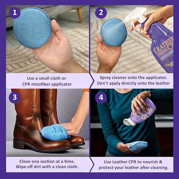 Leather CPR 18oz 22oz + 2 Microfiber Applicators