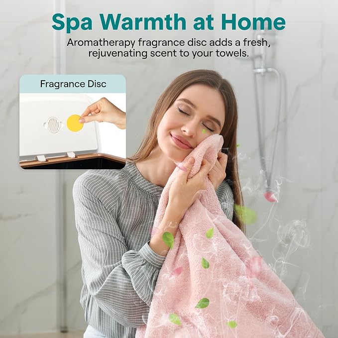 SereneLife Towel Warmer Bucket | Large Blanket Warmer with 20L Stainless Steel Tub & Single Touch Control for Home, Hotel & Spa Use | Adjustable Temp 90 to 140°F | Fits 2 Bath Towels or Robes | Gold