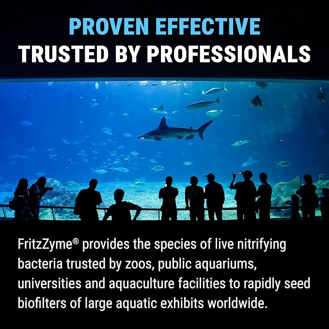 Fritz Aquatics FritzZyme 9 Live Nitrifying Bacteria Naturally Removes Amonia & Nitrite for Saltwater Fish (8-Ounce)