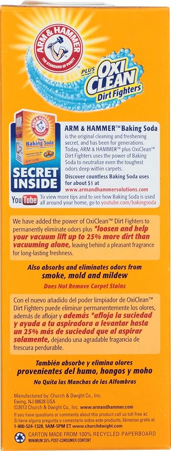 ARM & HAMMER Carpet Odor Eliminator, Pet Fresh, 30 Oz (Pack of 6)