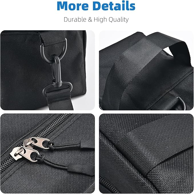 Smell-Proof Soccer Cleats Bag for Men, Soccer Shoe Bag with Shoulder Strap & Luggage Sleeve, Clear Front, Water-Resistant & Odor-Control Sports Travel Gear Organizer(1 PACK)