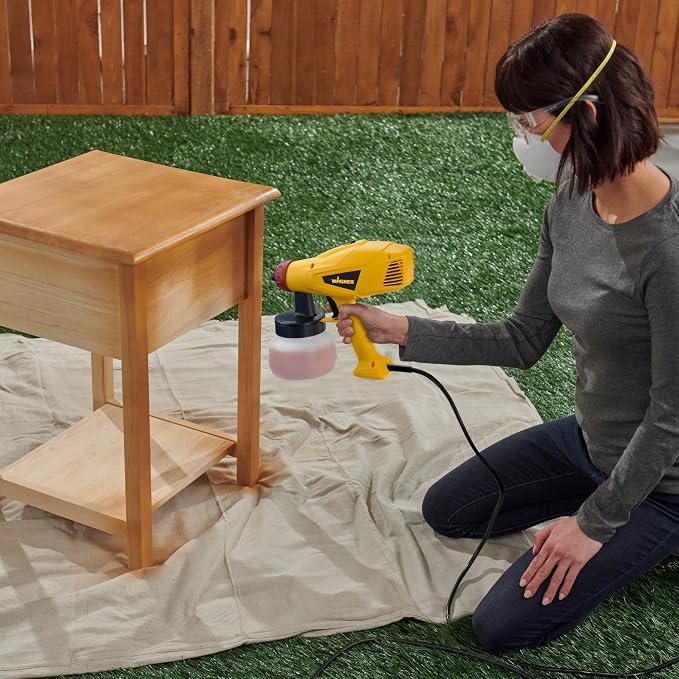 Wagner Spraytech 2418392 Control Spray QX1 HVLP Stain Sprayer, Ideal for Crafting & Small Staining Projects Like Decks, Fences and Lattice