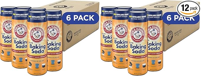 Arm & Hammer Pure Baking Soda Shaker - 12 Oz -,(Pack of 12)