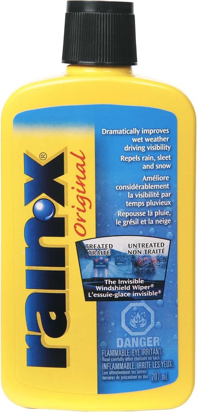 Rain-X White RX11806D Washer Fluid Additive-16.9 fl. oz, 500. ml & 800002243 Yellow Windshield Treatment, 7. Fluid_Ounces