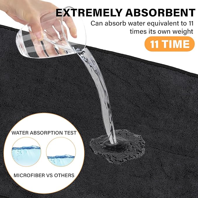 Shiny Cleaning Wipes Cloths, 6Pack Shiny Cleaning Towels, Shower Doors Drying Towels,Car Detailing Cloths Streak Free Glass Window Car Mirror Super Absorben Microfiber Shiny Cleaning Cloths (1L+2M+3S)