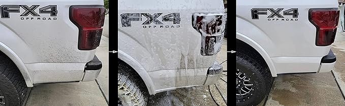 Wash Chems Pro 50 Touchless One Step Car Wash Detergent Soap Concentrate No Brushing, Commercial Grade Professional Auto Foam Cleaner Also Great for Trucks & Tractors