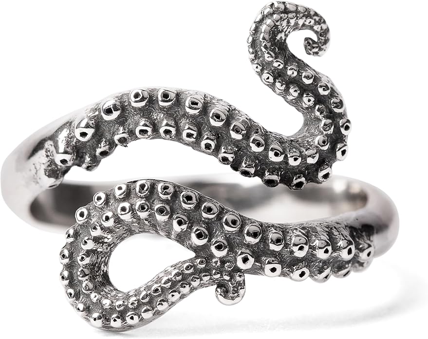 NINA DESIGNS Sterling Silver Rings - Adjustable Ring, Silver Jewelry for Women, 925 Sterling Silver, Gift for Women Women’s Rings