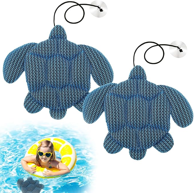 Hot Tub Scum Absorber - 2 Pack Scum Turtle Absorber for Spa, Hot Tub Accessories for Adults, Reusable Spa & Pool Cleaner, Keeps Your Water Clean and Clear
