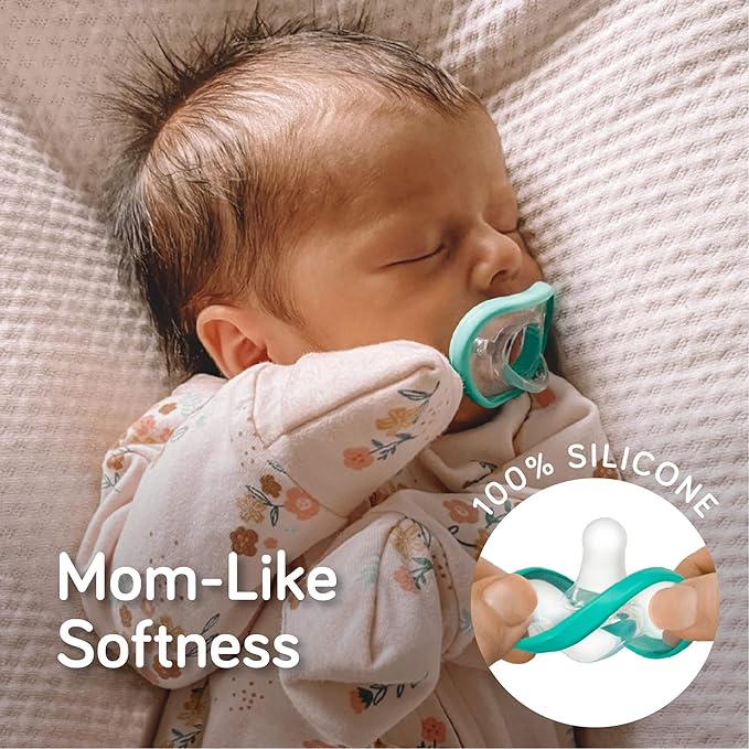 Nanobebe Breastmilk and Silicone Baby Bottle Ultimate Set Gen 2, 5oz and 9oz - with Sterilizer, Drying Rack, Anti-Colic Nipples, Pacifiers, and Warmer - Teal