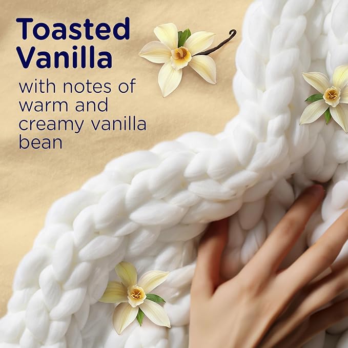 Downy Blends In-Wash Laundry Scent Booster Beads, Toasted Vanilla Scent, 32.2 OZ, Fabric Sottener Beads and Freshness