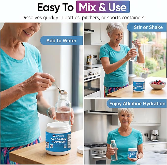 Sodium Bicarbonate Powder Supports pH Balance - Potassium Bicarbonate Slow Release Formula for Better Absorption - Bicarb Potassium Powder Helps Reduce Body Acid - Bicarbonato De Sodio Supplement