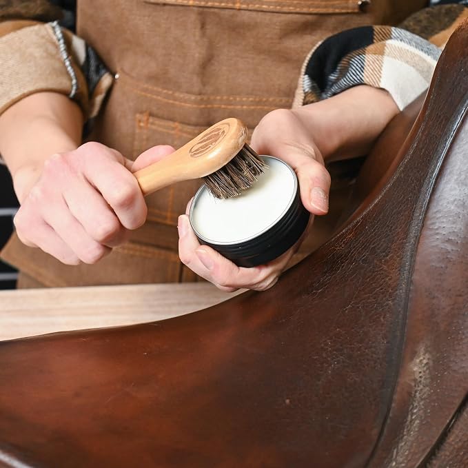 Rhino Wax - Complete Saddle Soap and Horse Tack Kit -Includes: SaddleSoap - Leather Conditioner - Oil - Brushes - Cloths. Equestrian Supplies (Boots, Bridles, Saddles, Horse Stuff) - Made in the USA