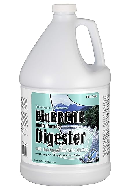 Bio-Break Multi-Purpose Odor Eliminator with Bacteria Strains and Enzymes by Nilodor, 1 gallon (128SBN BBZYM)