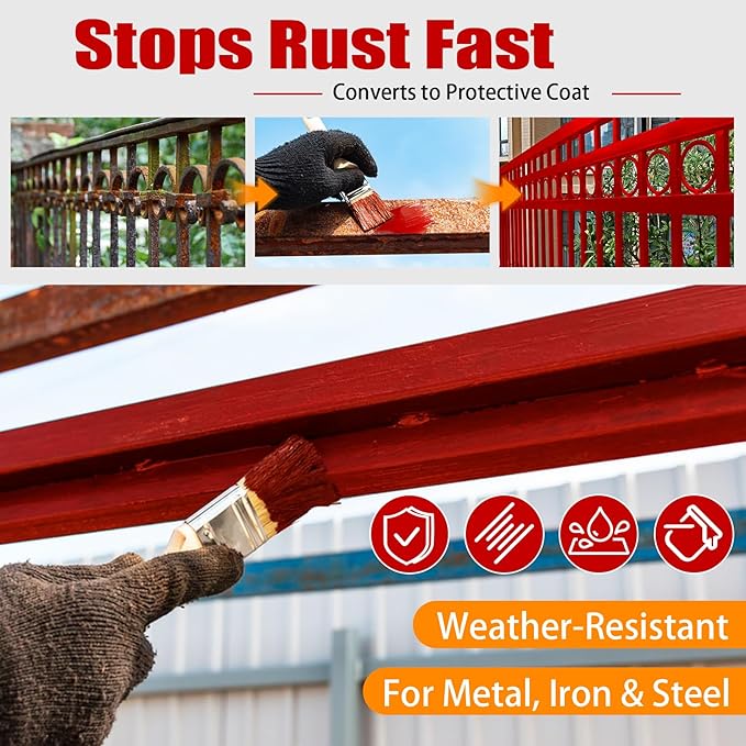 Rust Converter Paint Black+Red