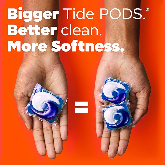 Tide and Downy Ultimate Clean Bundle: 45ct Power Pods, 24oz Scent Booster Beads, and 44oz Liquid Fabric Softener