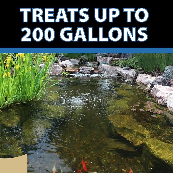 CrystalClear Vanish Plus Small Pond & Water Garden Dechlorinator, 32 Ounce | Removes heavy metal, ammonia, chlorine & chloramine for safer water in ponds and water gardens