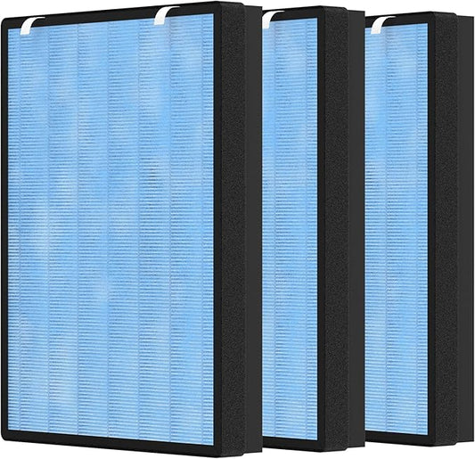 3 Packs HSP002 Replacement Filter Compatible with HSP002 Smart Purifier 2.0 for Home, Large Room - HSP002