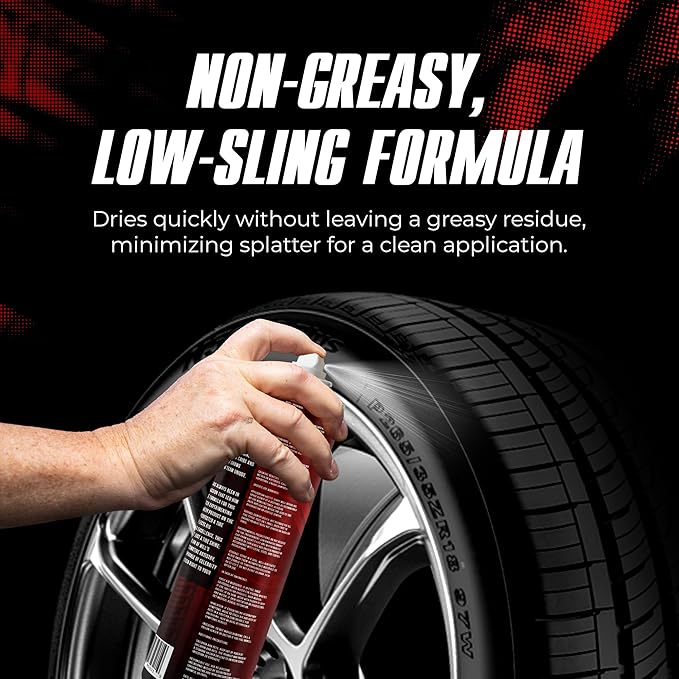 Team Unique Tire Shine Satin – 18.6 fl oz (Pack of 12) | Low-Gloss Satin Tire Shine Spray | UV Protection Against Cracking & Fading | Non-Greasy, Low-Sling Formula for Cars, Trucks & SUVs