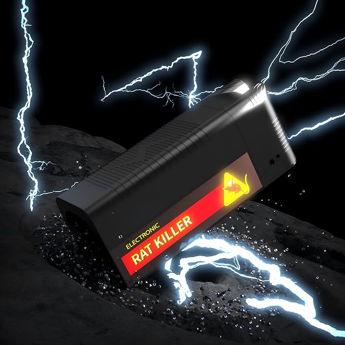 NAMEK Electric Rat Trap for Home, Effective Humane Indoor Rats Killer, Mice Zapper, Upgraded Rat Traps, Instantly Kill Rodent with Powerful Voltage
