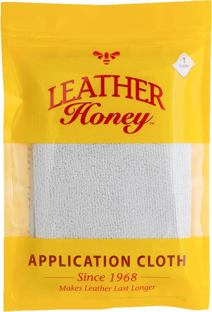 Leather Honey Conditioner and Cleaner Bundle with 8oz Conditioner, 16oz Spray Cleaner with UV Protectant, and Application Cloth
