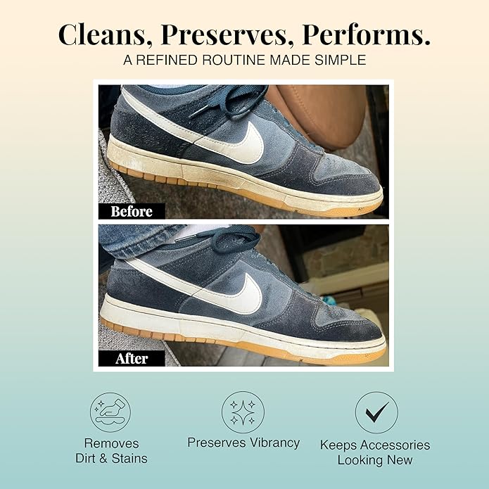 PROPR Premium Double Sided Shoe Cleaning Mitt Bundle - Individually Wrapped Travel Cleaner for Sneakers, Leather Shoes, Handbags & Accessories - 60 Pack