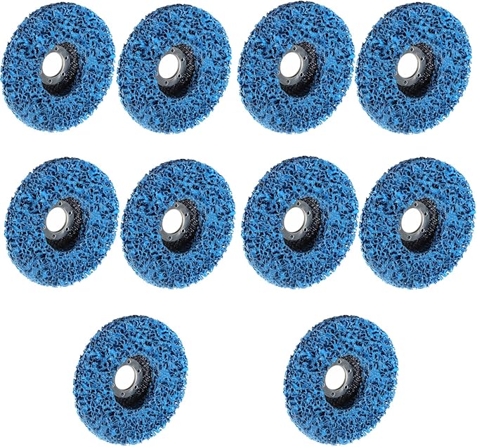 10 Pack 4-1/2 x 7/8 Quick Change Easy Strip & Clean Discs Fit for Paint Rust