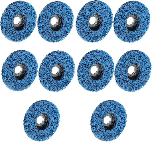 10 Pack 4-1/2 x 7/8 Quick Change Easy Strip & Clean Discs Fit for Paint Rust