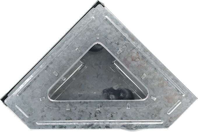 Southern Homewares Humane Multi-Catch Mouse Trap Repeater Corner Unit - Catch and Release Reusable Safe Design (Pack of 2)