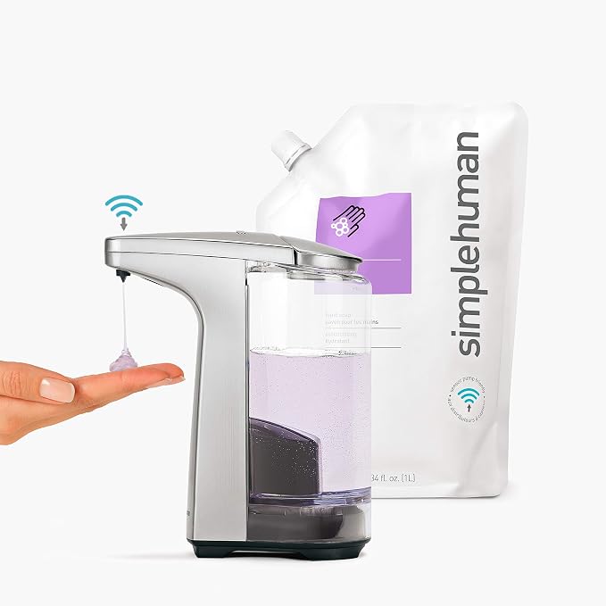 simplehuman 8 oz. Sensor Pump Bundle with Soap Refill