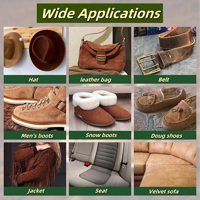 KIEMT Suede and Nubuck Cleaner Protector Spray Leather Cleaner and Conditioner for Sheepskin Sofa, Couch, Boot, Furniture